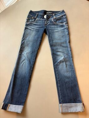 Miss Sixty Dark Blue Straight-Leg Jeans